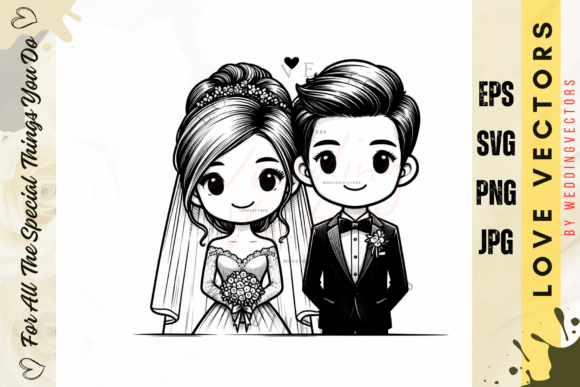 C3169: Crafting Timeless Romance with Wedding Vectors