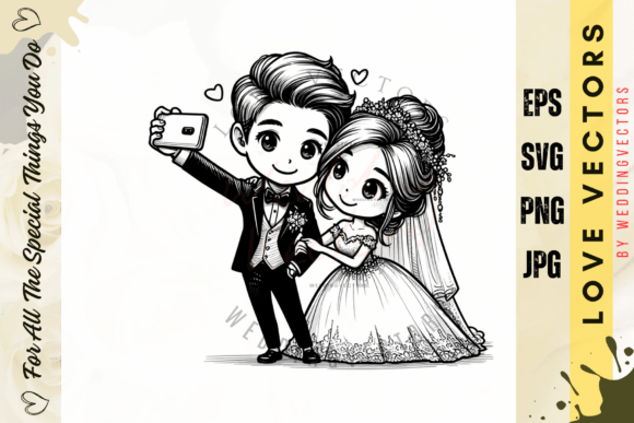 C3171 Wedding & Love Vectors: Modern Romance