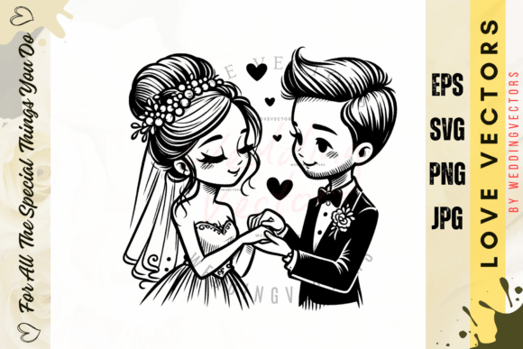 Timeless Love Illustration: A Guide to C3770 Vectors