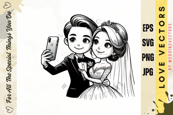 Wedding Couple and Love Vectors - C3200: A Designer's Guide